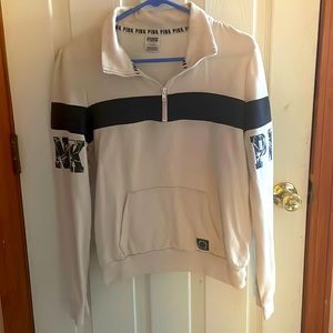 Victoria’s Secret PINK medium half zip up pullover sweatshirt